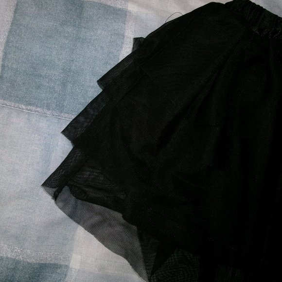 Bundle 3 for $15 - Black tiered lined tutu - Picture 2 of 3